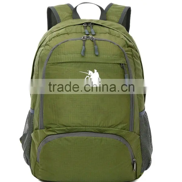 Outdoor Shoulder Bag Nylon Waterproof Backbag 35 L Travel Foldable Backpack photo-3