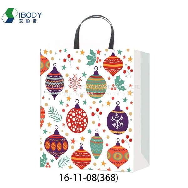 Recycled White Cardboard Design Shopping Bag Custom Printed Logo With Portable Handle photo-5