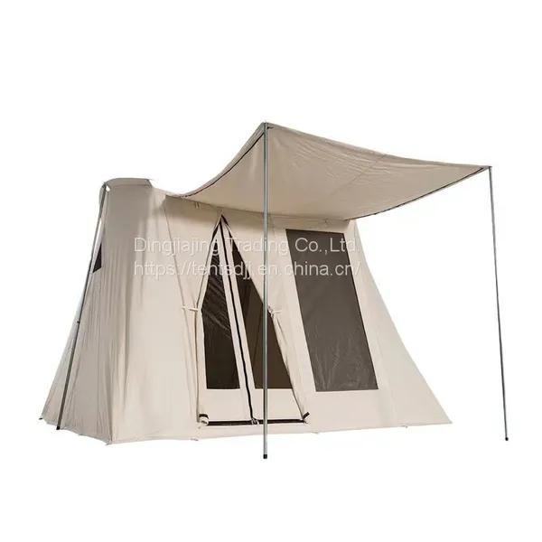 Waterproof Windproof Family Tent With Top Rainfly