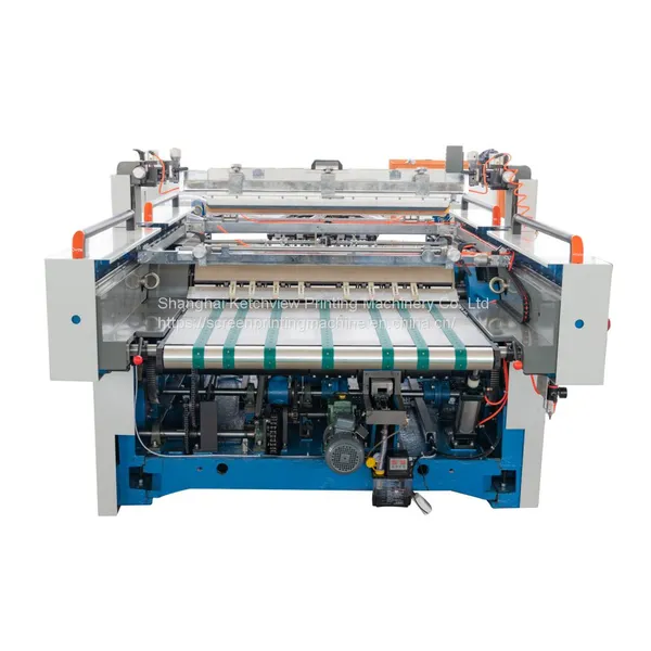 Full Automatic High Speed Stop Cylinder Silk Screen Printing Machine For Plastic photo-3