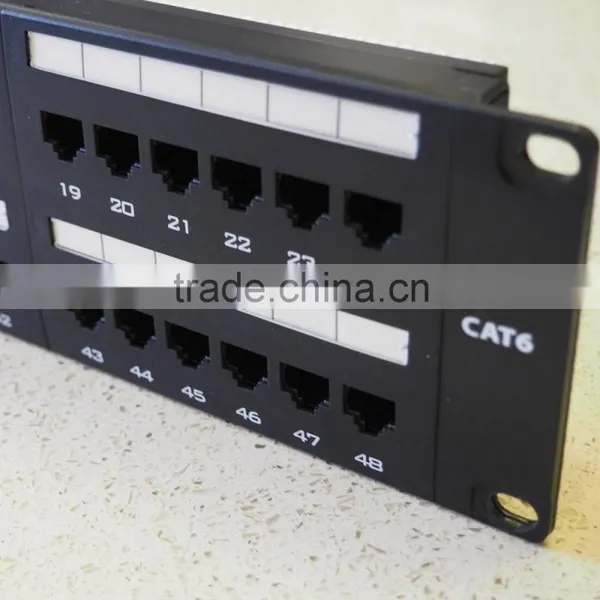 CAT.6 48 Port UTP Dual IDC Patch Panel With Cable Management photo-5