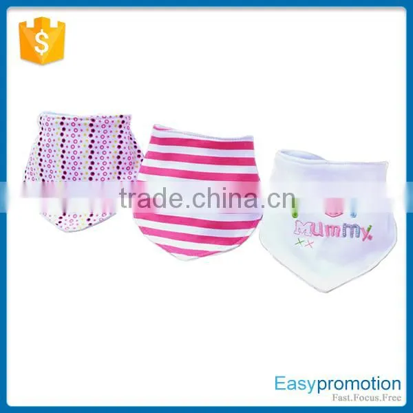 2016 Customize Top Quality of Baby Double Cotton Bandana Bibs photo-3
