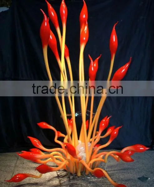 Handmade Murano Glass Lotus for Pond Decor photo-6