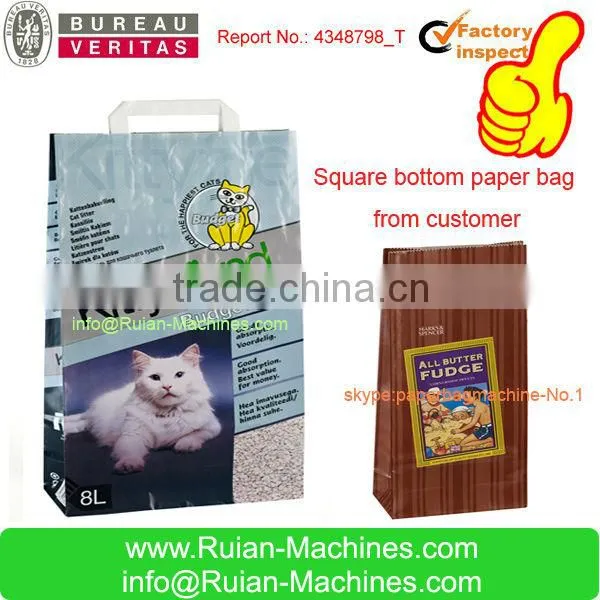 Paper Shopping Bag Making Machine With Flat Type Handles Inline photo-6