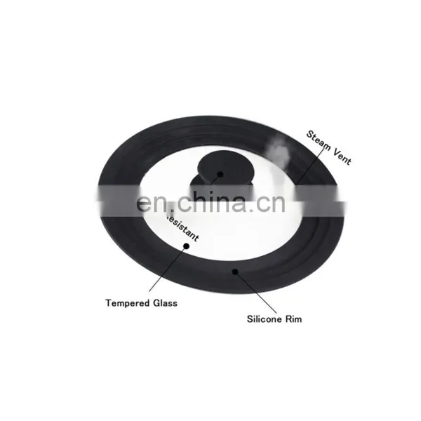 Multi-purpose Silicone Lids Visual Tempered Glass Cover Lid photo-4
