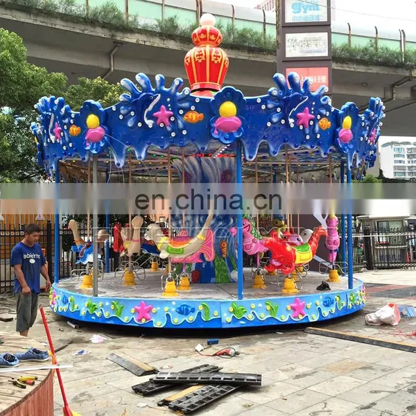 Ocean Theme Kids Amusement Park Rides Sea Carousel Kids Game Rides for Sale photo-4