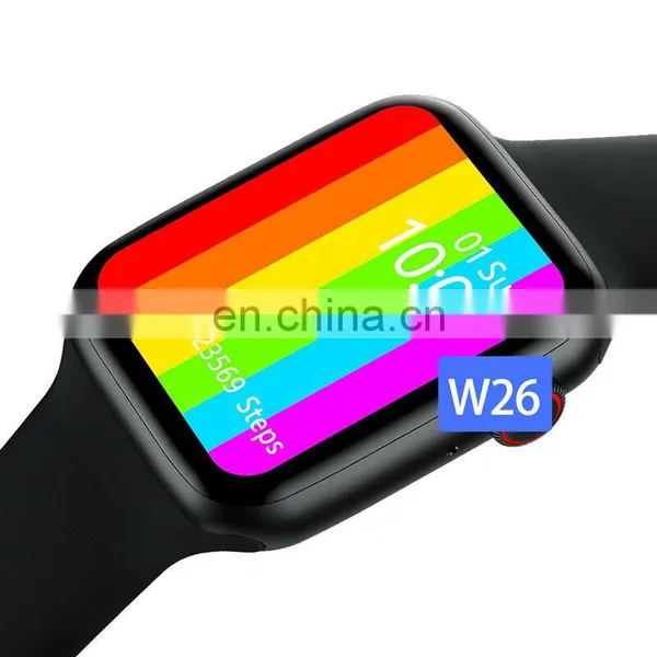 2021 New W26+ W26 Plus Smart Watch 1.75 Full Screen Touch Control Smart Watch Band W26+ Sport Watch Smart Bracelet PK T500 photo-2
