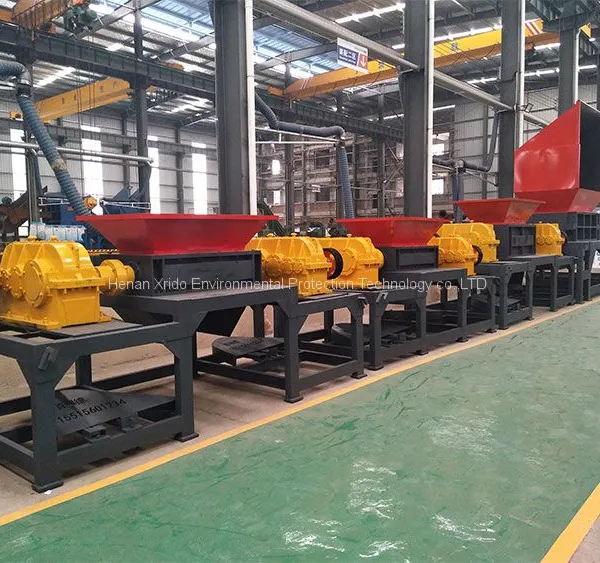 E-waste Pcb Hard Disk Computer Cellphone Recycling Machine Universal Shredder Double Shaft Crusher Machine photo-4