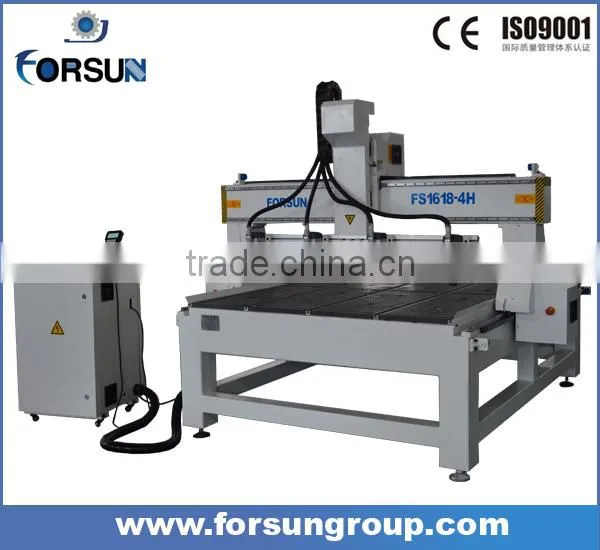 China Suppliers 4 Head Woodworking Cnc Router for Wood Door, Guitar, Furniture/ Wood Cutting Cnc Machine for Sale photo-4