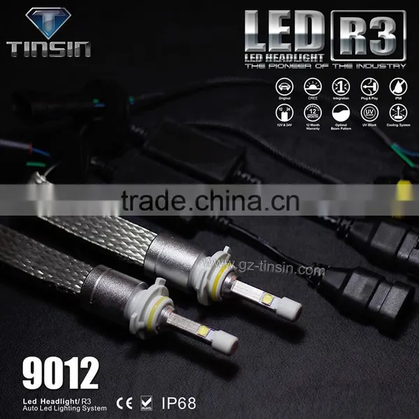 2015 New Arrivals Promotion 6000K IP68 Waterproof 4800lm R3 Plug And Play Car LED HeadLight H4 H7 H11 9004 9005 9006 9012 photo-3