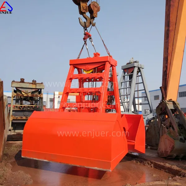 12cbm 24ton Single Line Wireless Radio Remote Control Clamshell Grab Bucket With BV CCS ABS RS DNV Certificate photo-2