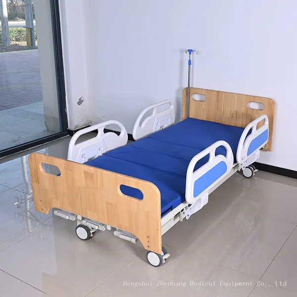 Zhenbang Medical Bed Wooden Bedside Care Bed, Home Care Bed, Paralysis Bed