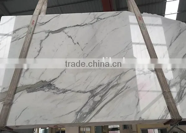 Popular Stone Product Natural Polished Italy White Marble Tiles photo-5