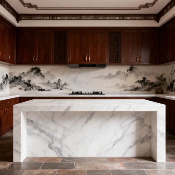 High-quality Marble PVC Furniture Films Self-Adhesive Interior Modern Design Decorative Film photo-5