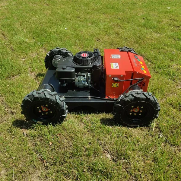 Factory Direct Sales Low Price Buy Online Industrial Single Cylinder Gasoline-Powered Remote Control Self Propelled Wheeled Lawn photo-5