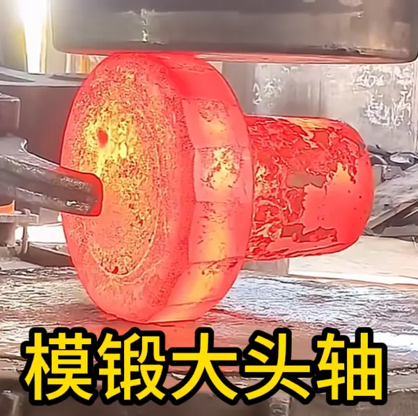 Forged Big Head Shaft Open-Die Forgings, Custom Heavy Duty Stepped Shafts, Professional Forging Manufacturer