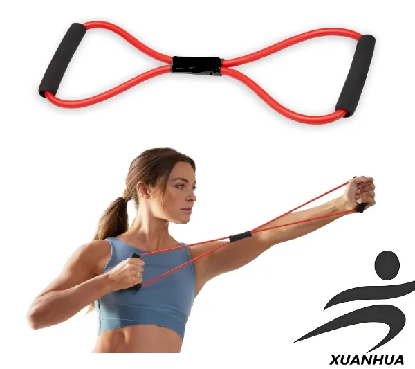 Figure 8 Resistance Band With Padded Handles Great for Stretch Exercise Fitness Training Yoga Resistance Weights Therapy Gym or Home Workout Equipment photo-2