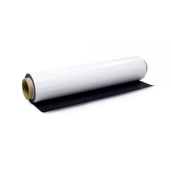 Customize Magnetic Sheet Rolls Self Adhesive 0.5mm Thick Flexible Magnetic Sheeting Sign Vinyl