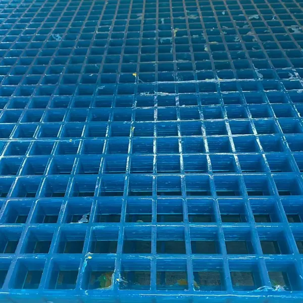 Pultruded FRP Covered Grating for Sewage Treatment Plant Applications