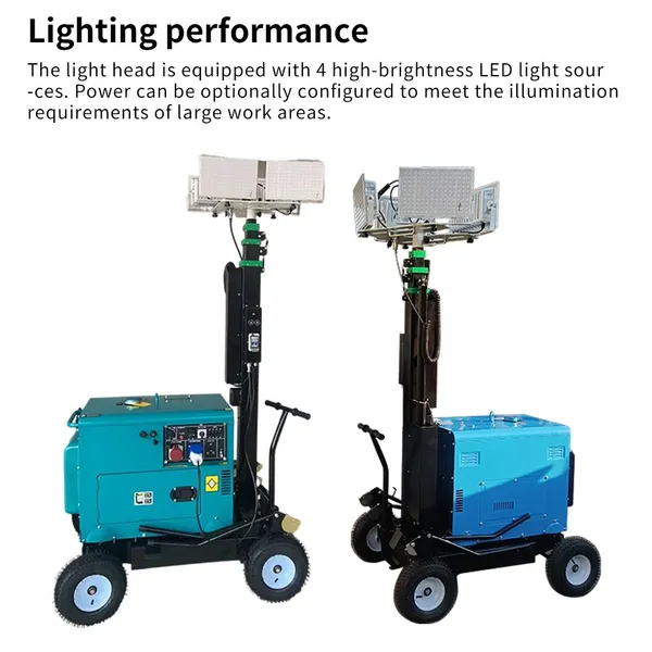 ANJ 6150B Electric Telescopic Lighting Tower photo-3