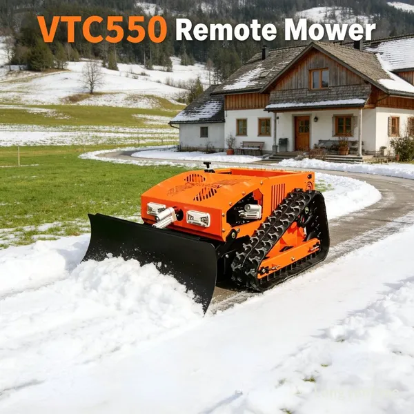 VIGORUN VTC550 Electric Shovel Snow 4.5kW 224cc Loncin Gasoline Engine Law Mower RC For Solar Farms