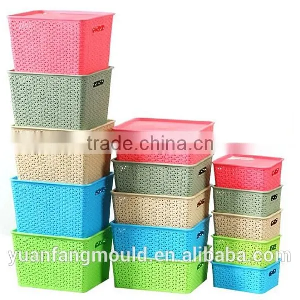 Customized Mesh Plastic Crate/plastic Turnover Box/plastic Basket for Fruit and Vegetable Mould photo-3