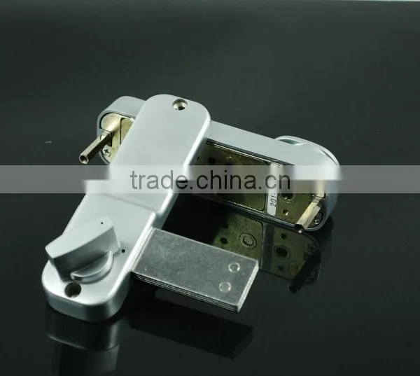 OSPON Mechanical Keyless Entry Glass Door Lock Stain Chrome OS25A photo-4