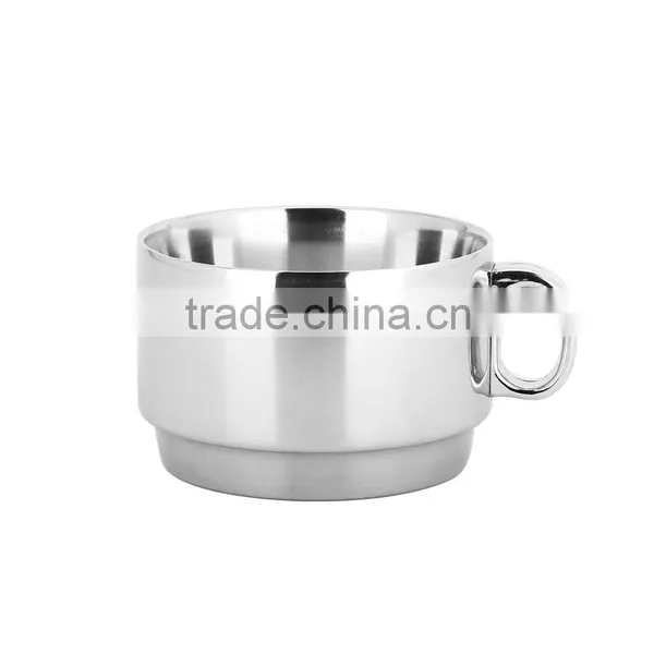 New Product Glass Modern Coffe Tea Sets Double Wall Vacuum Insulated Stainless Steel Turkish Coffee Cups With 7pcs Set photo-5