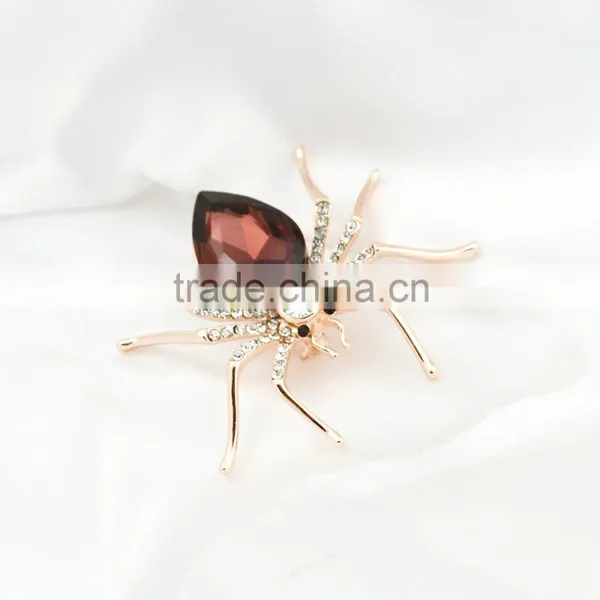 2015 Fashion Rose Gold Lady Cheap Wedding Brooches Realistic Brooch photo-3