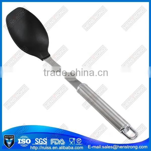 Wholesale Kitchen Utensils Non-stick Nylon Fishing Soup Spoon photo-5