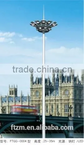 Factory Cheap 20M,25M,30M Led or HPS High Mast Lighting photo-3