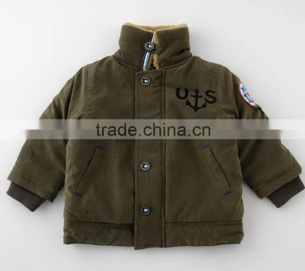 Japanese Wholesale Products High Quality Cute New Born Babies Clothes Jacket for Boys Children Winter Garment photo-4