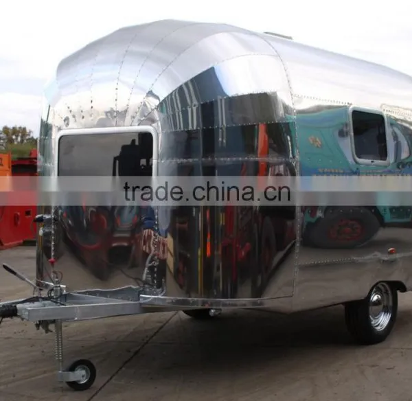 SLUNG SL-6S Mobile Food Trucks Catering Trailer Stainless Steel Food Truck Mechanical Brake Configuration photo-4