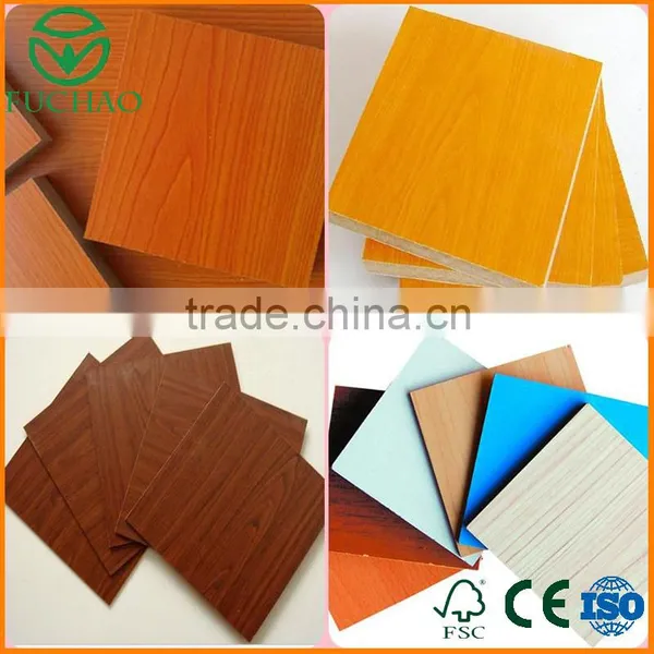 Melamine MDF/particle Board/chipboard Laminated Coated Mdf Board for Furniture photo-2
