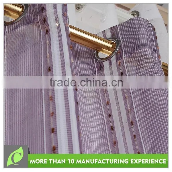 Curtain Supplier Transparent Print Purple Hall Divider Curtain photo-2