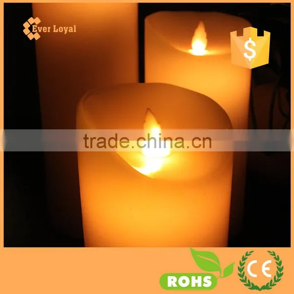 Battery Operated Moving Flame Candle Dancing Flame LED Candle Light Room Deco photo-3