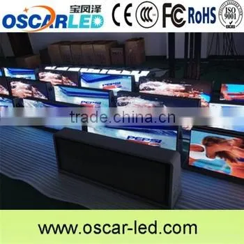 GPS Taxi Roof Top Advertising Signs Oscarled Car Roof