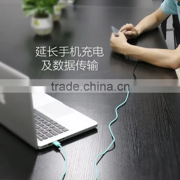 USAMS USB 2.0 Extension Cable for Universal USB Port Device 2M 2.1A Quick Charging Sync Data Extension Cable MT-5746 photo-6