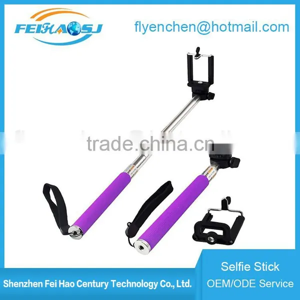 2016 Wholesale Bluetooth Monopod Selfie Stick Wireless Mobile Phone Monopod photo-3
