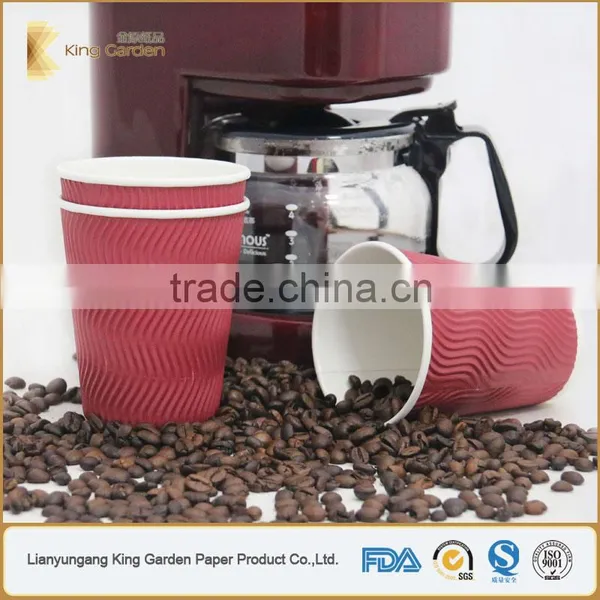 Ribbed Paper Cups With ps Lids photo-6