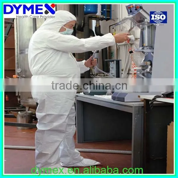 Protective SMS Nonwoven Microporous Medical Waterproof Disposable Coverall photo-3