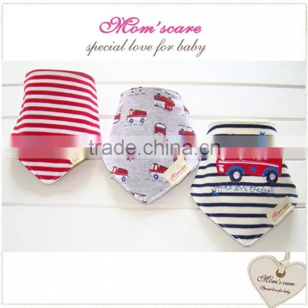 2015 Hot Sale Cheap Cotton Baby Bandana Bibs Triangle photo-2