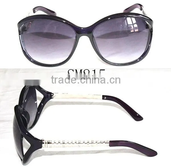 Heated Woman Purple Eyeglasses With Copper Temple, Sunglasses 2015