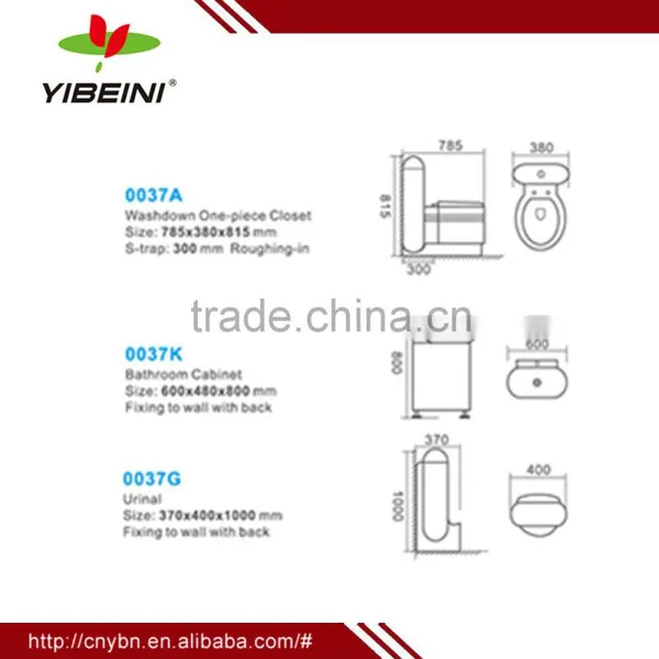Sanitary Ware Ceramic Bathroom Design One-piece Toilet Set photo-2