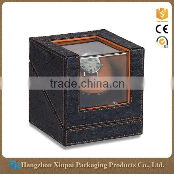 Custom Creative Vintage Funky Single Volta Glossy Leather Watch Winder