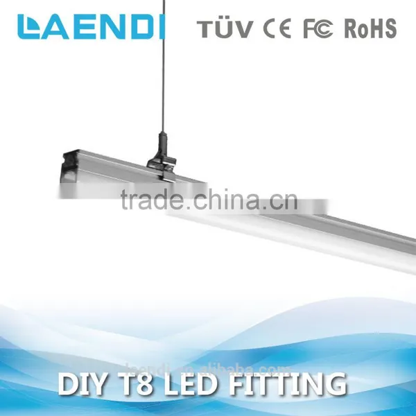 Anti-glare Linear LED T8 Tube Fitting 40W 1.5m