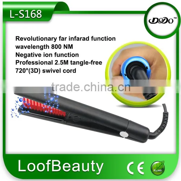 New Product for 2016, 1 Inch1/4 Infrared & Negativeion Hair Straightener photo-4