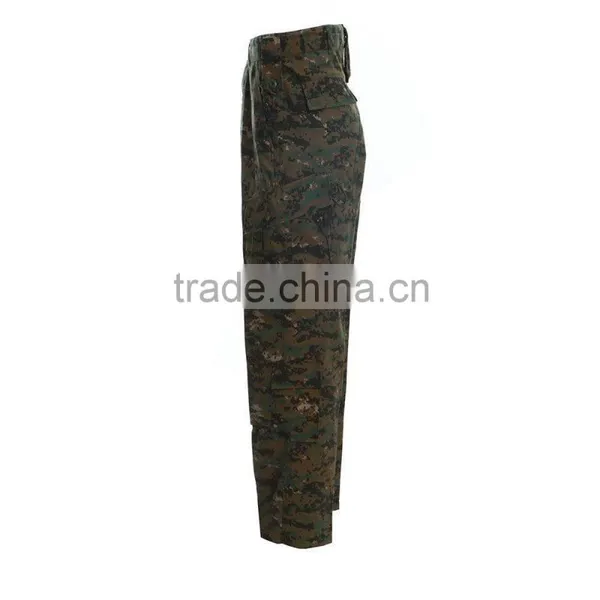 FRONTER Marine Uniform Pants - Digital Woodland Military Camouflag Pants photo-2