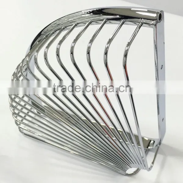 Chrome Wall Mounted Bathroom Shelves Corner Shower Caddy Storage Organizer Cosmetic Basket Shelf Accessories photo-4