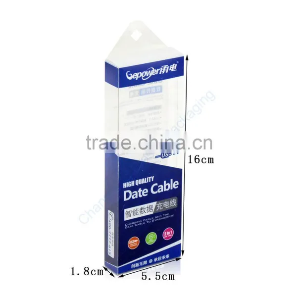 Transparent Plastic Box for USB Cable Packaging photo-2